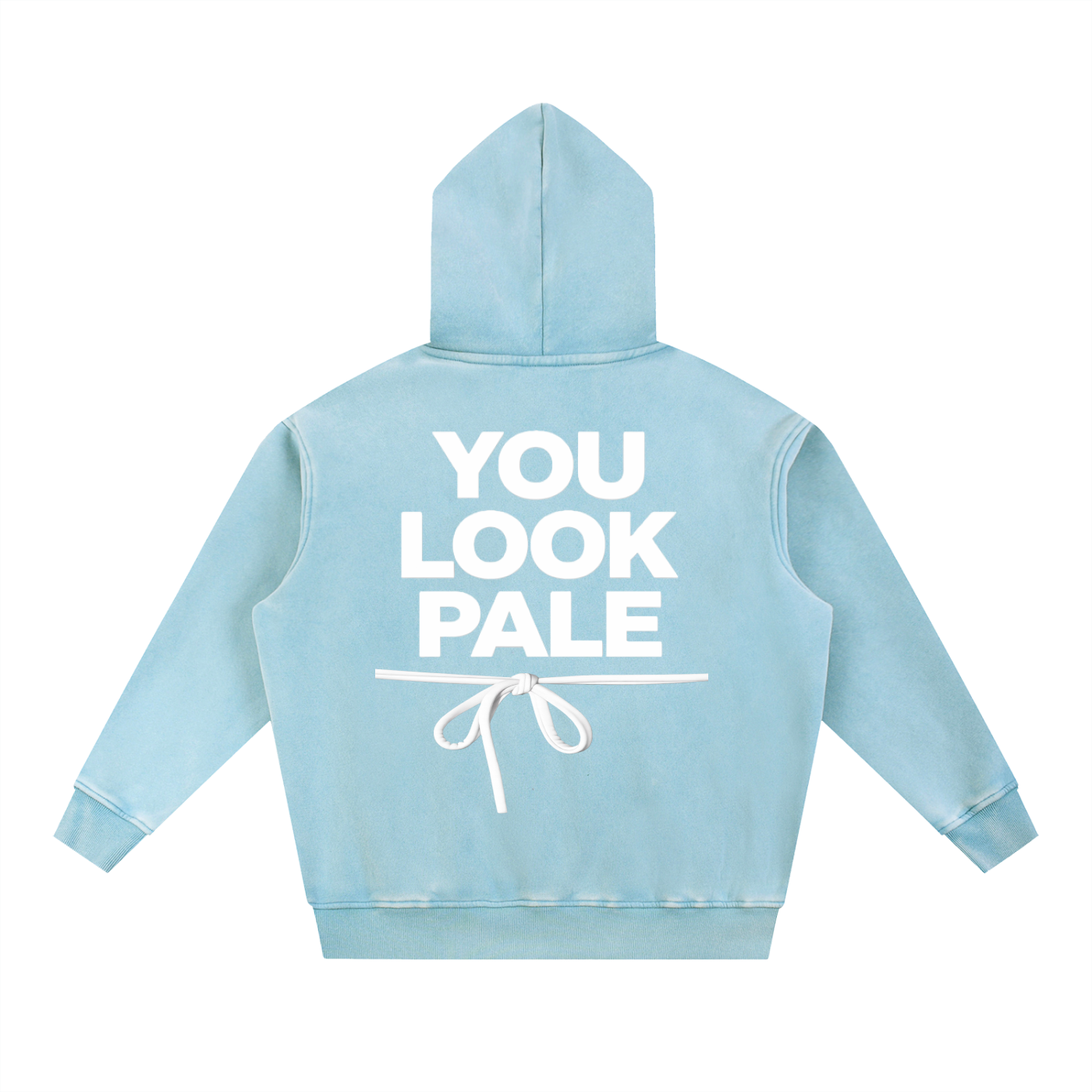 Snow Wash Fleece Oversize Hoodie