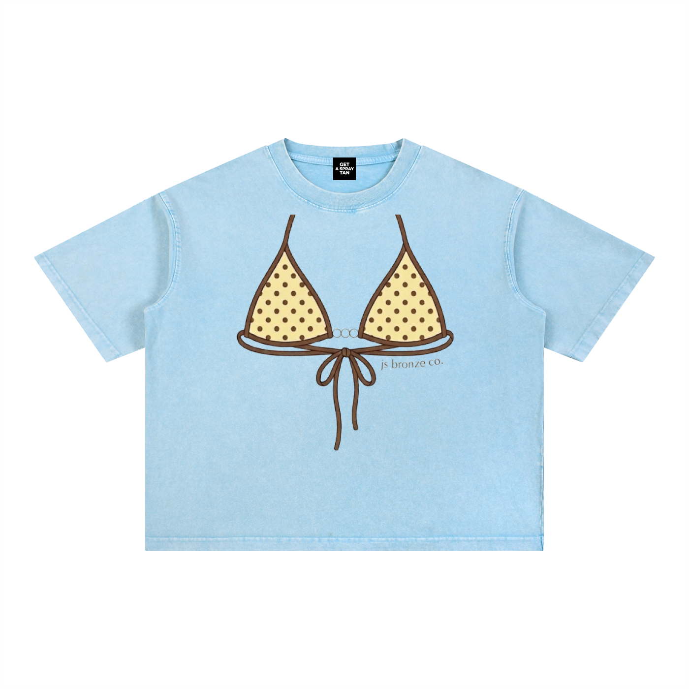 Mineral Wash Boxy Cotton T-Shirt