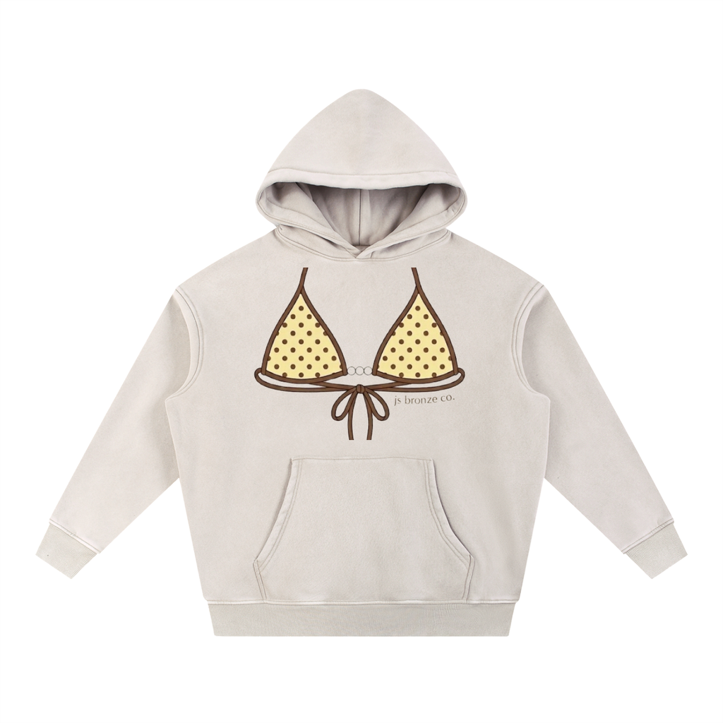 Snow Wash Fleece Oversize Hoodie