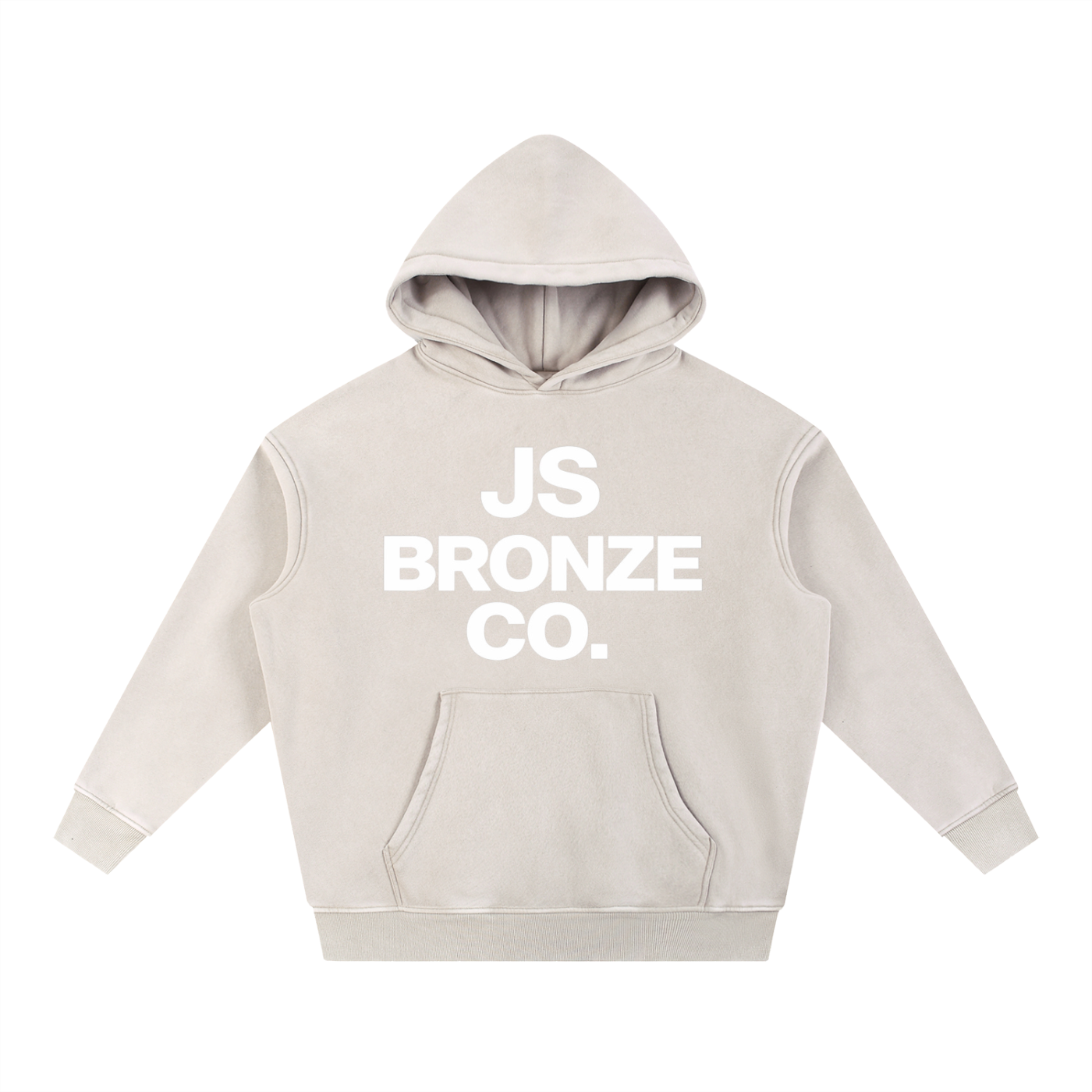 NO STRING- Snow Wash Fleece Oversize Hoodie