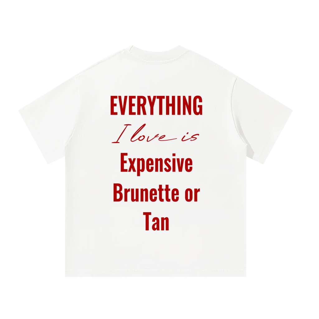 BRUNETTE OVER-SIZED TEE