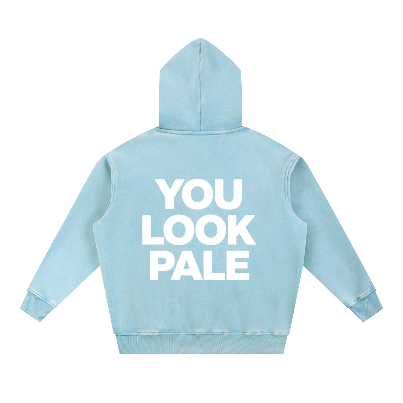 Snow Wash Fleece Oversize Hoodie