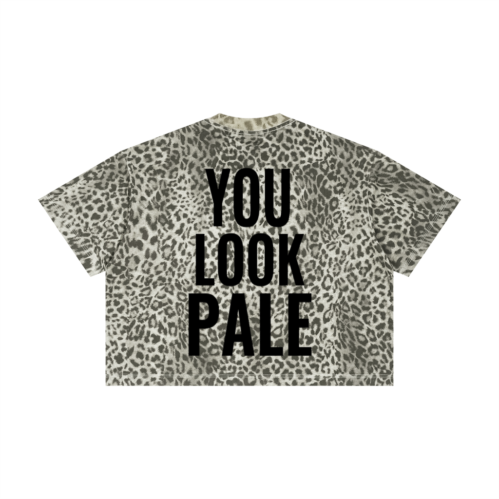 Leopard Print Boxy Tee (SIZE UP runs small)