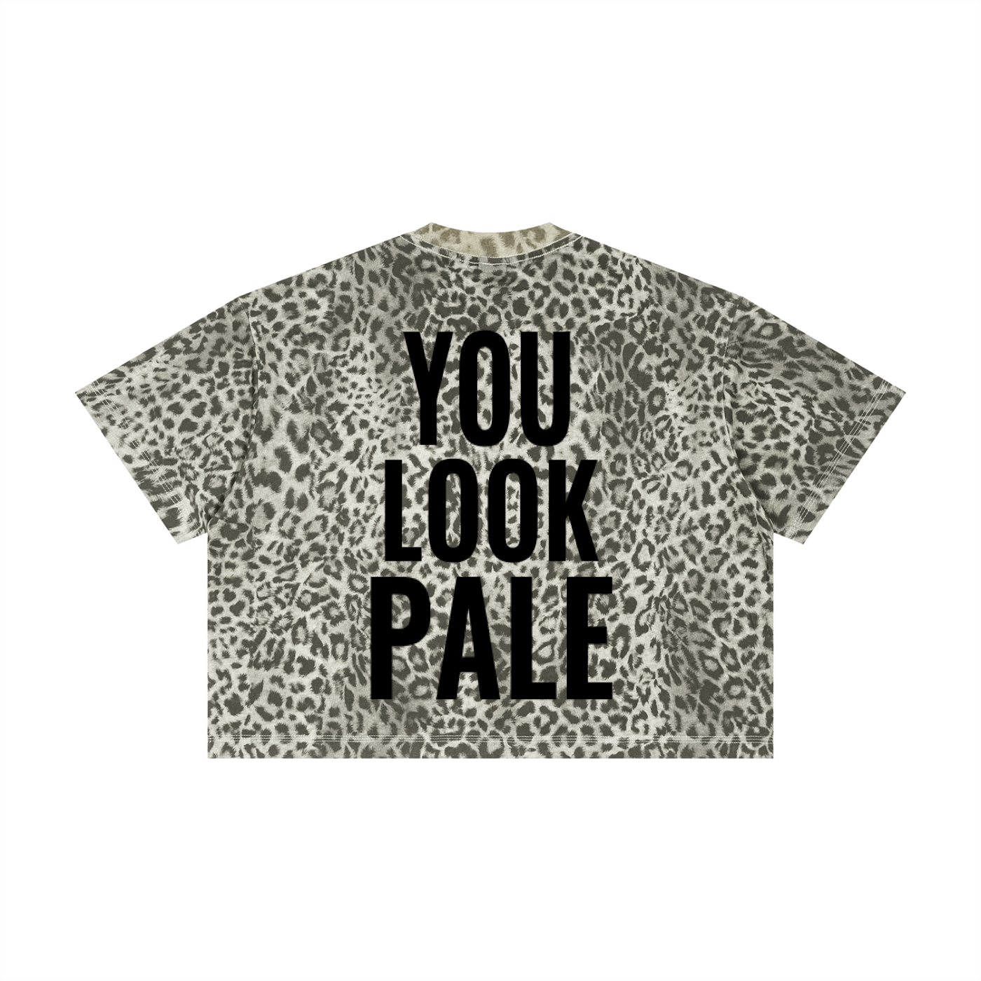 Leopard Print Boxy Tee (SIZE UP runs small)