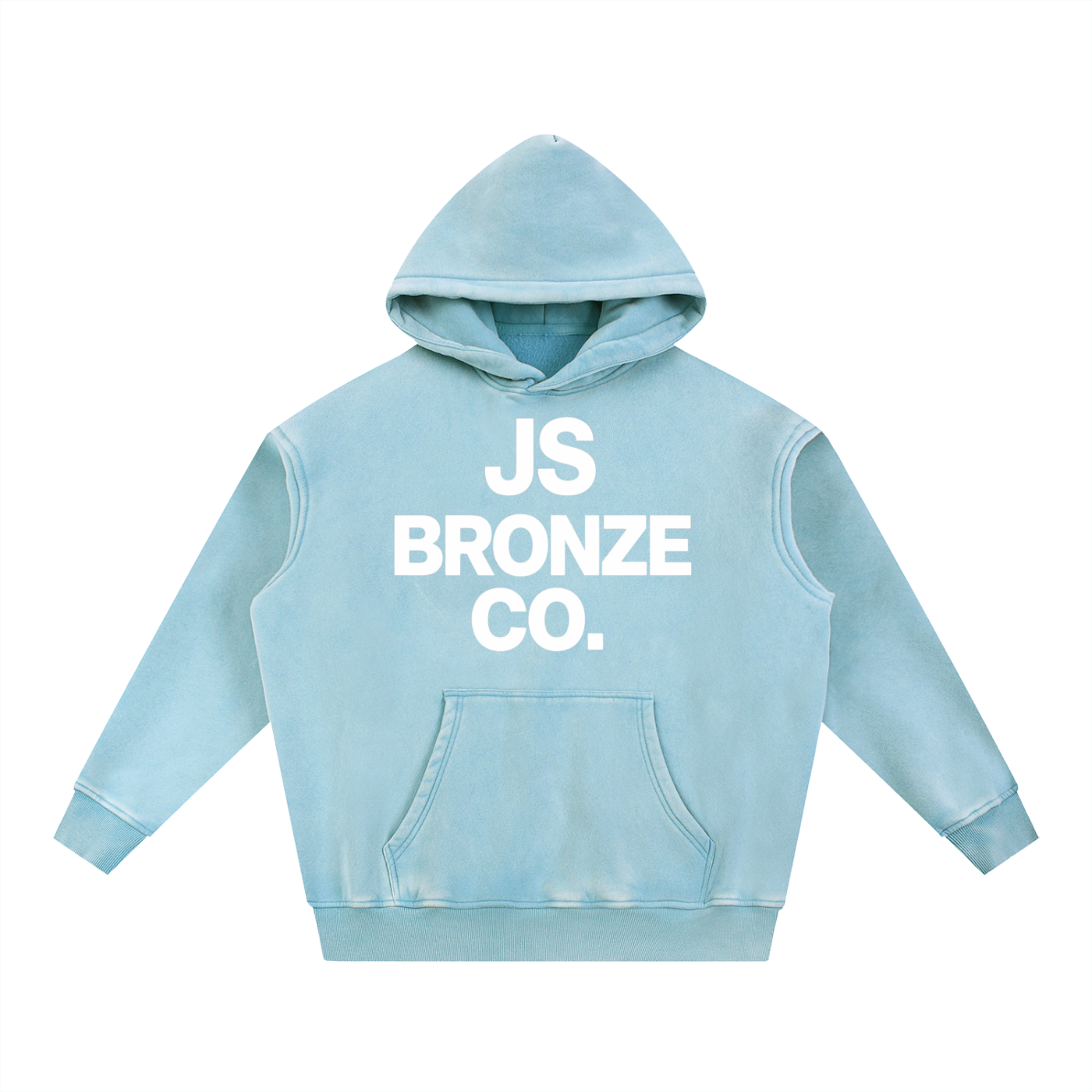 Snow Wash Fleece Oversize Hoodie