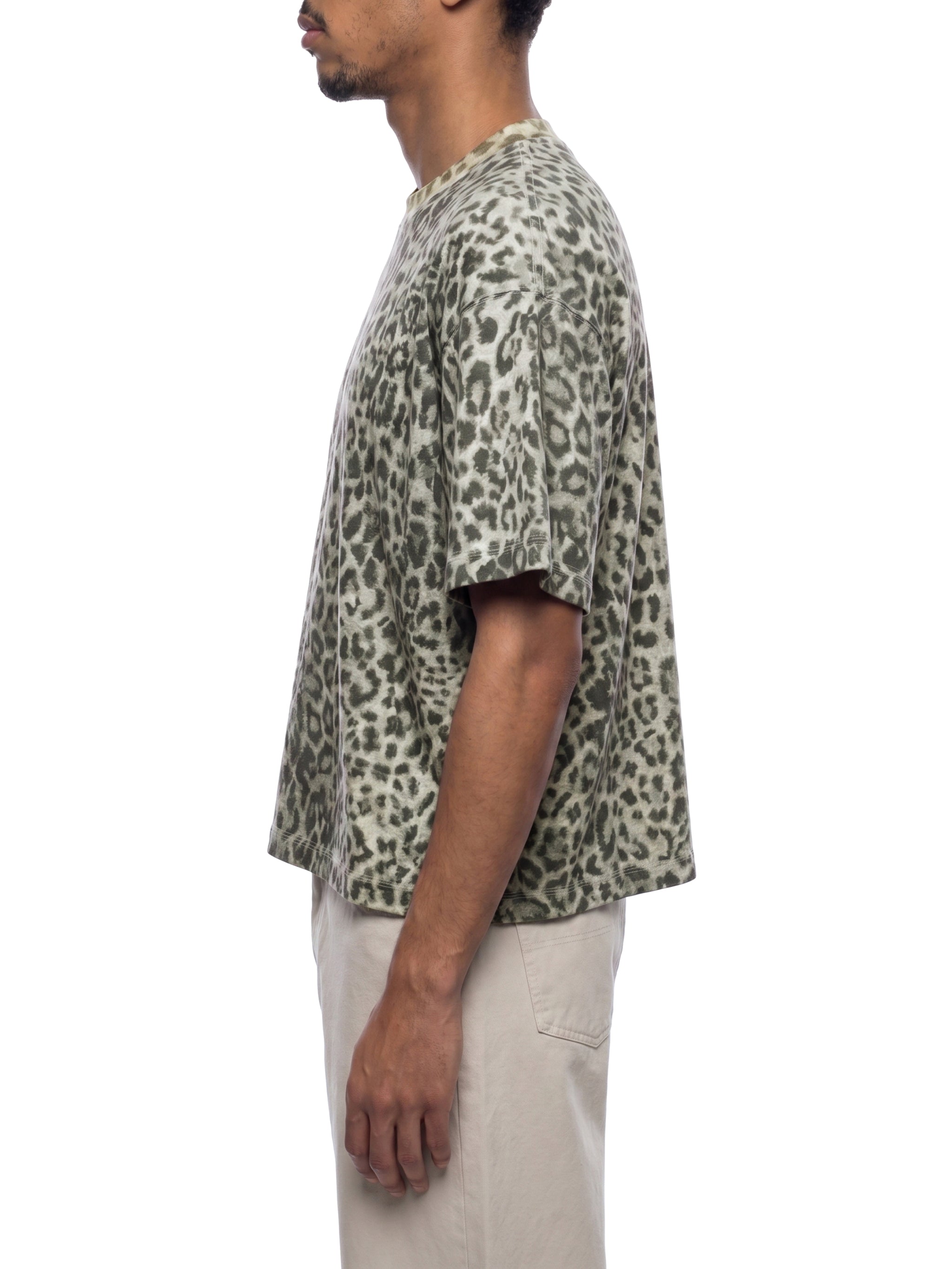 Leopard Print Boxy Tee (SIZE UP runs small)